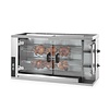 Hendi Gas Rotisserie Grill 2 Splits, 8-10 Chickens, 9,4 kW