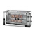 Hendi Gas Rotisserie Grill 2 Splits, 8-10 Chickens, 9,4 kW