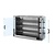 Hendi Gas Rotisserie Grill 3 Splits, 12-15 Chickens, 14,1 kW