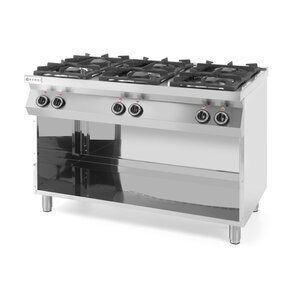 Hendi Gas Cooker with 6 Burners and Cupboard zamkniętą, 28,5 kW Hendi Gas Cooker with 6 Burners and Cupboard zamkniętą, 28,5 kW