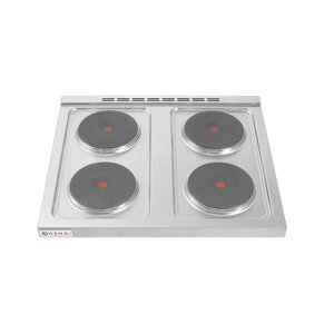 Hendi Electric Cooker with Open Stand with 4 Hot Plates, 10,4 kW Hendi Electric Cooker with Open Stand with 4 Hot Plates, 10,4 kW