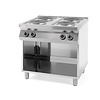 Hendi Electric Cooker with Open Stand with 4 Hot Plates, 10,4 kW