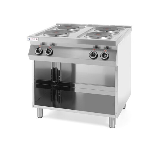 Hendi Electric Cooker with Open Stand with 4 Hot Plates, 10,4 kW Hendi Electric Cooker with Open Stand with 4 Hot Plates, 10,4 kW