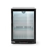 Arktic Single Hinged Door Back Bar Cooler 126 L, from 2 °C to 10 °C, Black