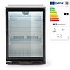 Arktic Single Hinged Door Back Bar Cooler 126 L, from 2 °C to 10 °C, Black