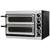 Prismafood Piec do pizzy 2-komorowy elektryczny 2,4 kW, 2 x Ø 32 cm, z oświetleniem komory