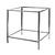 Hendi The base for the stove, with dimensions 975x814x(H)960 mm