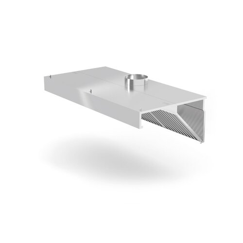Hendi Okap przyścienny skośny z oświetleniem, o wym. 1000x700x450 mm Hendi Okap przyścienny skośny z oświetleniem, o wym. 1000x700x450 mm
