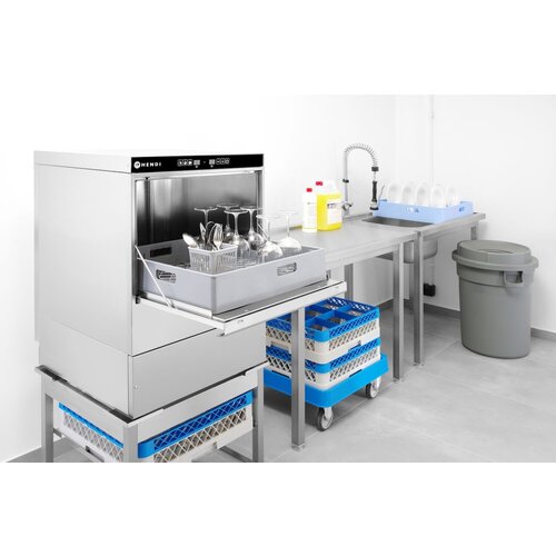 Hendi Undercounter Glasswasher 400 x 400 mm Electromechanical Control, up to 60 baskets/h Hendi Undercounter Glasswasher 400 x 400 mm Electromechanical Control, up to 60 baskets/h