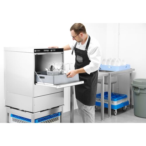 Hendi Undercounter Glasswasher 400 x 400 mm Electromechanical Control, up to 60 baskets/h Hendi Undercounter Glasswasher 400 x 400 mm Electromechanical Control, up to 60 baskets/h