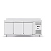 Arktic Tripple Door Refrigerated Table with Splashback 420 L, from -2 °C to 8 °C, Side-Mounted Compressor