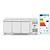 Arktic Tripple Door Refrigerated Table with Splashback 420 L, from -2 °C to 8 °C, Side-Mounted Compressor