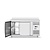 Arktic Double Door Freezer Table with Splashback 280 L, from -22 °C to -18 °C, Side-Mounted Compressor