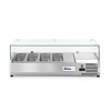 Arktic Top unit for storing ingredients 4x 1/3 GN, 180 W, from 0 to 8°C with Tempered Glass Display