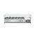 Arktic Top unit for storing ingredients 6x 1/3 GN, 180 W, from 0 to 8°C with Tempered Glass Display