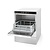 Hendi Undercounter Glasswasher 400 x 400 mm, up to 30 baskets/h