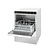 Hendi Undercounter Glasswasher 400 x 400 mm up to 30 baskets/h