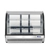 Arktic Refrigerated Display Rectangular, 130 L, from 0°C to 8°C, Countertop, Black-Silver