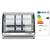 Arktic Refrigerated Display Rectangular, 130 L, from 0°C to 8°C, Countertop, Black-Silver