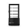 Arktic Refrigerated Display Square, 68 L, from 2°C to 6°C, Countertop, Black