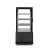 Arktic Refrigerated Display Square, 68 L, from 2°C to 6°C, Countertop, Black