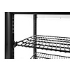Arktic Refrigerated Display Square, 68 L, from 2°C to 6°C, Countertop, Black