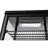 Arktic Refrigerated Display Square, 68 L, from 2°C to 6°C, Countertop, Black