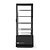 Arktic Refrigerated Display Square, 98 L, from 2°C to 6°C, Countertop, Black