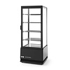 Arktic Refrigerated Display Square, 98 L, from 2°C to 6°C, Countertop, Black
