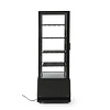 Arktic Refrigerated Display Square, 98 L, from 2°C to 6°C, Countertop, Black
