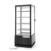 Arktic Refrigerated Display Square, 98 L, from 2°C to 6°C, Countertop, Black