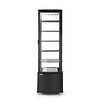 Arktic Refrigerated Display Square, 280 L, from 2°C to 8°C, Stationary, Black
