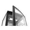 Arktic Refrigerated Display Square, 280 L, from 2°C to 8°C, Stationary, Black
