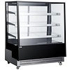 Arktic Refrigerated Display Square, 650 L, from 2°C to 6°C, Stationary, Black