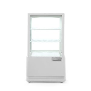Arktic Refrigerated Display Square, 58 L, from 2°C to 6°C, Countertop, White