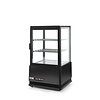 Arktic Refrigerated Display Square, 58 L, from 2°C to 6°C, Countertop, Black