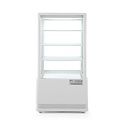 Arktic Refrigerated Display Square, 68 L, from 2°C to 6°C, Countertop, White