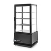 Arktic Refrigerated Display Square, 78 L, from 2°C to 6°C, Countertop, Black