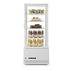 Arktic Refrigerated Display Square, 98 L, from 2°C to 6°C, Countertop, White