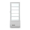Arktic Refrigerated Display Square, 98 L, from 2°C to 6°C, Countertop, White