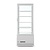Arktic Refrigerated Display Square, 98 L, from 2°C to 6°C, Countertop, White