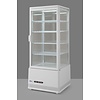 Arktic Refrigerated Display Square, 98 L, from 2°C to 6°C, Countertop, White