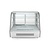 Arktic Refrigerated Display Rectangular, 120 L, from 2°C to 6°C, Countertop, Black-Silver