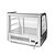 Arktic Refrigerated Display Rectangular, 120 L, from 2°C to 6°C, Countertop, Black-Silver