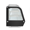 Arktic Refrigerated Display Rectangular, 120 L, from 2°C to 6°C, Countertop, Black-Silver