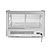 Arktic Refrigerated Display Rectangular, 160 L, from 2°C to 6°C, Countertop, Silver