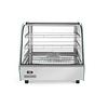 Hendi Countertop Pizza Heating Display 120 L, 3-Level, 1,10 kW, from 30 to 90 °C, with Bent Glass, Silver Hendi Countertop Pizza Heating Display 120 L, 3-Level, 1,10 kW, from 30 to 90 °C, with Bent Glass, Silver