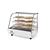 Hendi Nablatowa witryna grzewcza na pizze 120 L, 3-poziomowa, 1,10 kW, od 30 do 90 °C, z szybą giętą, srebrna