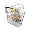 Hendi Countertop Pizza Heating Display 120 L, 3-Level, 1,10 kW, from 30 to 90 °C, with Bent Glass, Silver Hendi Countertop Pizza Heating Display 120 L, 3-Level, 1,10 kW, from 30 to 90 °C, with Bent Glass, Silver