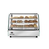 Hendi Countertop Pizza Heating Display 160 L, 3-Level, 1,50 kW, from 30 to 90 °C, with Bent Glass, Silver